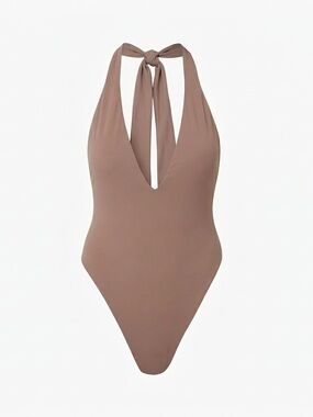 Myra Swim Farrah one-piece swimsuit in brown